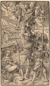 Kaksi palkkasoturia ja nainen, 1524.