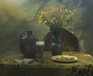 Kultaisen hetken asetelma tekijältä UstinaGreen