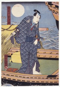 Ichikawa Danj?r? Viii Miyagi Asojirin roolissa? (värillinen puupainatus) tekijältä Utagawa (1786 1865) Kunisada