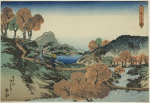 Vaahterapuiden katselu tekijältä Utagawa Kunisada