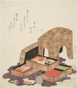 Tiivisteiden kokoelma lakka-alustalle tekijältä Utagawa Hiroshige