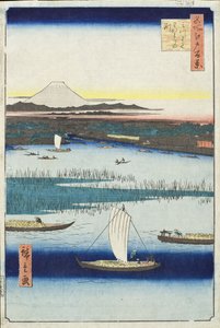 Mitsumatan jakopooli tekijältä Utagawa Hiroshige