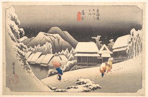 Iltalumi tekijältä Utagawa Hiroshige