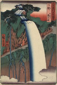Putoukset takaa nähtynä Nikko_-vuorella Shimotsuken maakunnassa elokuussa 1853