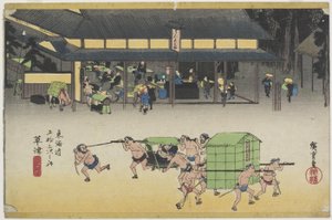 Famous Posting House, Kusatsu, n. 1833