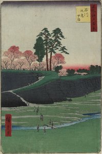 Gotenyaman puutarha, Shinagawa, Appli 1856