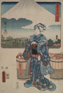 Hara, sarjasta Fifty-three Stations of the Tokaido tekijältä Utagawa Hiroshige