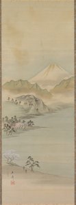 Suwa-järvi tekijältä Utagawa Hiroshige