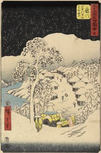 No.38 Yamanaka Village Fujikawassa, heinäkuussa 1855