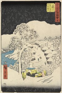 No.38 Yamanaka Village Fujikawassa, heinäkuussa 1855