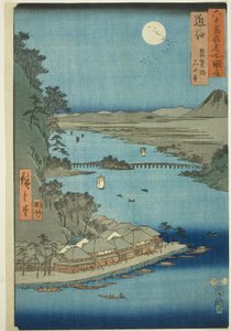 Omi Tuottaja: Akebiwa ja Ishiyama Tempe (Omi, Biwako Ishiyama et al.), TV-sarjasta Oh d P Lawinses tekijältä Utagawa Hiroshige