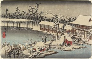 Lunta Kameido Tenmanin pyhäkköalueella 1832-1834