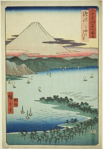Suruga Project: T-mänty G väri Miholla (Suruga, Miho no Matsubara), TV-sarjasta "P Lawinses" tekijältä Utagawa Hiroshige