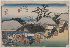 Tokaidon viisikymmentäkolme asemaa: Otsu tekijältä Utagawa Hiroshige