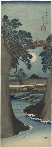 Näkymä apinasillalle Ko_shu_in maakunnassa, 1841-1842.