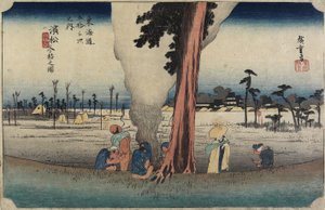 Winter Scene, Hamamatsu, c. 1833