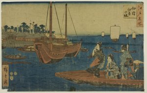 Puupiirros tekijältä Utagawa Hiroshige
