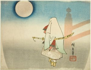 Yoshitsune Light ts Benkei At Mutual Help B syy tekijältä Utagawa Hiroshige