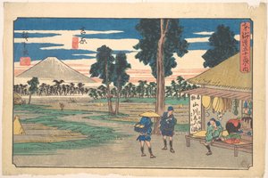 Yoshiwara tekijältä Utagawa Hiroshige