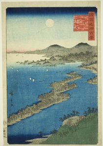 Amanohashidate Tangon maakunnassa (Tango Amanohashidate), sarjasta "Sata kuuluisaa näkemystä eri maakunnissa (Shokoku meisho hyakkei)"
