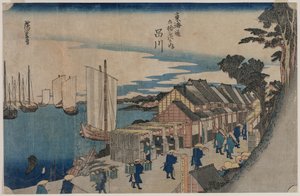 Shinagawa (sarjasta Fifty-3 Stations of the Tokaido)