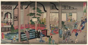 Älykkäät ihmiset Yokohama tekijältä Utagawa Hiroshige II