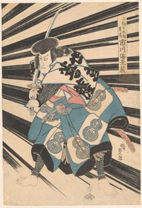 Ichikawa Rypäleen värjäys V tekijältä Utagawa Kunisada (I)