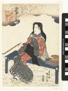 Komachi haudalla Sotoba (otsikko esineessä) Modernit viittaukset seitsemään Komachiin (sarjan nimi) Tosei mitate nana Komachi (sarjan nimi esineessä) tekijältä Utagawa Kunisada (I)