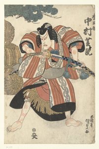 Nakamura Shikan olen ls Matsuomaru Matsuomaru, Nakamura Shikan tekijältä Utagawa Kunisada (I)