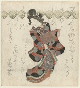 Paraderende courisane tekijältä Utagawa Kunisada (I)