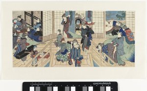 Kohtauksia bordellissa tekijältä Utagawa Kunisada (I)