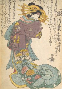 Printti, 1800-luku, 1800-luku. tekijältä Utagawa Kunisada
