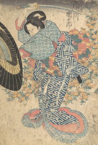 Printti, 1800-luku, 1800-luku. tekijältä Utagawa Kunisada