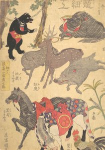 Printti, 1800-luku, 1800-luku. tekijältä Utagawa Kunisada