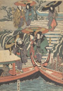 Printti, 1800-luku, 1800-luku. tekijältä Utagawa Kunisada