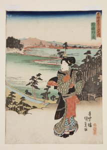 Kiviproviisorin näkymä (kiviproviisorin hahmo) tekijältä Utagawa Kunisada