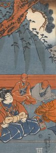 Hakoōmaru trifft Kudō Suketsune tekijältä Utagawa Kuniyoshi