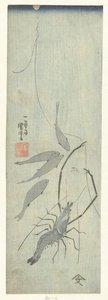 Kevyt ja pienet kalat tekijältä Utagawa Kuniyoshi