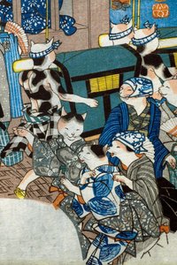 Vaalea kuu tekijältä Utagawa Kuniyoshi