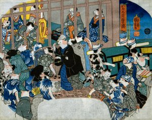 Vaalea kuu tekijältä Utagawa Kuniyoshi
