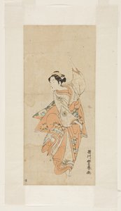 Geisha tanssii tekijältä Utagawa Toyoharu