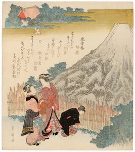 Kevään sydän - Fuji, 1810-1829. tekijältä Utagawa Toyohiro