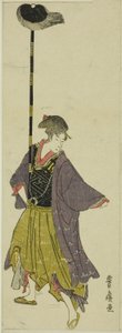 Parodia daimyokulkueesta tekijältä Utagawa Toyohiro