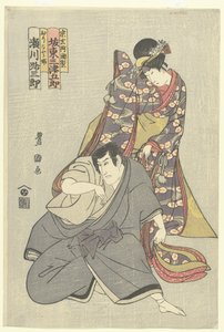 a c rs segawa michisaburo i Sogen Ajari, Band Mitsugoro Good, Orikoto Hime, Sogen Ajari tekijältä Utagawa Toyokuni (I)
