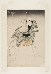 Näyttelijä Bando Mitsugoro III (värillinen puupalikkaprintti) tekijältä Utagawa Toyokuni