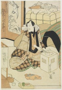 Näyttelijä Bandō Mitsugorō III tekijältä Utagawa Toyokuni