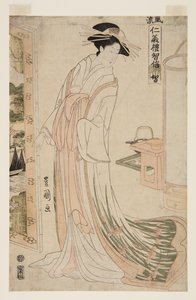 Wisdom (Chi) (värillinen puupainatus) tekijältä Utagawa Toyokuni