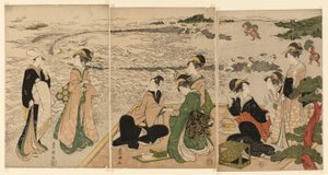 Merenrantaretki tekijältä Utagawa Toyokuni I