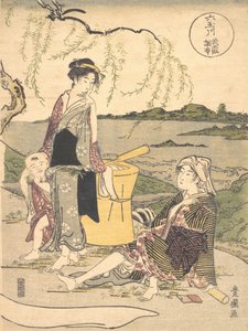 Chofun Tama-joki, vai mitä? 1789. tekijältä Utagawa Toyokuni I