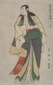 Matsumoto K?shir? IV (K?raiya) : Kuvia näyttelijöistä lavalla tekijältä Utagawa Toyokuni I